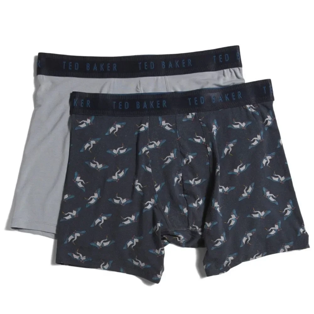 Ted Baker S Multicolored Gray Black Blue Boxer Briefs